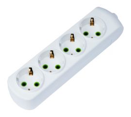 Колодка Lezard LETITIA с заземлением 4 входа 721-0400-401 