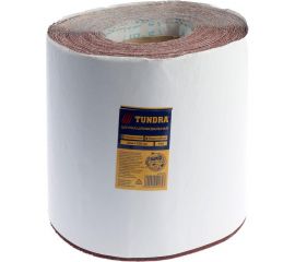 Шкурка на тканевой основе водостойкая шлифовальная в минирулонах (200 мм; 20 м; Р40) ТУНДРА 4050182 