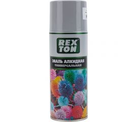 Алкидная универсальная эмаль REXTON светло-серый, аэрозоль RT101.40 