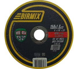 Круг отрезной по стали (150x1.6x22 мм) BIRMIX BK-115016121 