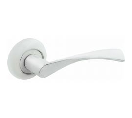 Комплект ручек Аллюр ОСКАР W/CP 13112 (белый; хром) 12446 