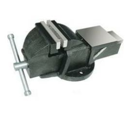 Слесарные тиски CNIC 125 мм 5"" неповоротные, массивные, с наковальней LT83105 50844 