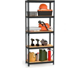 Стеллаж Металл-Завод MZ-PROFIL 5 RAL9011 на заклепках 180х90х40х5 