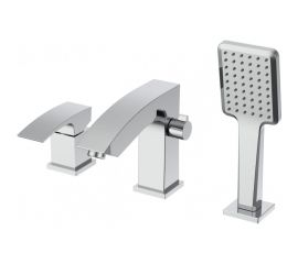 Смеситель для акриловой ванны Gappo 35к G1107 3 отверстия, хром 546800 