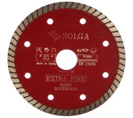 Диск алмазный сплошной (125х22,2 мм) HARD MATERIALS Solga Diamant 10303125 