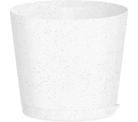 Горшок для цветов Idiland Oregano D 200 мм, 4 л, с прикорневым поливом, мраморный 221602633/01 