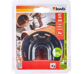 Пильное полотно из быстрорежущей стали ENERGY SAVING (глубина реза 15 мм) KWB 709450 