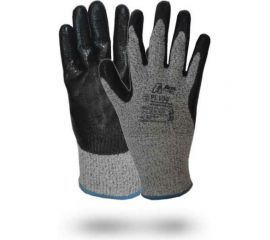 Антипорезные перчатки с нитриловым покрытием Armprotect HPPE-нити, TAEKI5, р.10 PL100 