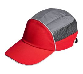 Защитная каскетка Ампаро Легионер красно-серая 126920 