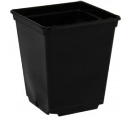 Горшок для рассады Ангора 0.25 л, 7x7х8 см, квадратный, черный А5500чр 