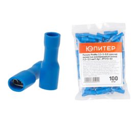 Кабельный наконечник ЮПИТЕР РппИм 2,5-5-0,8 2,5 мм2 100 штук JP7212-02 