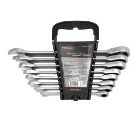 Набор комбинированных трещоточных ключей AV Steel 8-19мм 8предм. AV-035080 