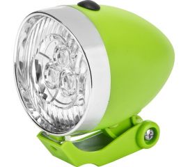 Фонарь STELS JY-592 передний 3 светодиода серебристо-зеленый 560092 
