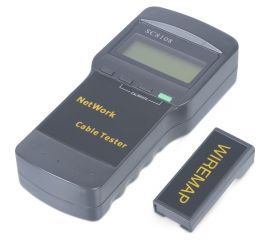 Тестер для витой пары c LCD дисплеем Cabeus (SC8108) CT-LCD-RJ45 