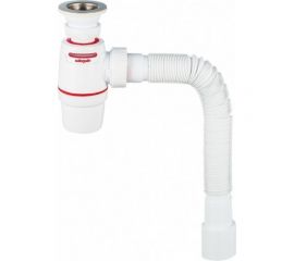 Сифон WIRQUIN NEO AIR с выпуском 1 1/2х40 мм и гофротрубой L 800 мм., 40х40/50 мм 30987083 