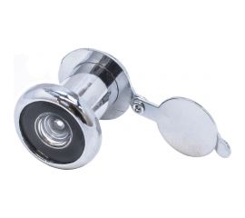 Дверной глазок Аллюр ГД-1 БШт 25-42 мм, d=14 мм, хром 1506 