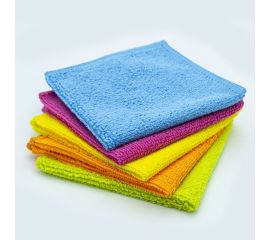 Салфетки для уборки из микрофибры, универсальные, 5 шт. в упаковке, размер 25x25см 8002 