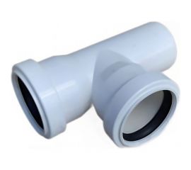 Тройник ХЕМКОР НПВХ, 50x50, 87 градусов ВК ШУМЭКС 2391061 