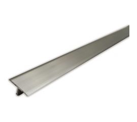 Т-образный стык РУССКИЙ ПРОФИЛЬ 20 мм, без крепежа, 0.9 м, анодированное серебро, матовый, 10 штук 4680427057069 