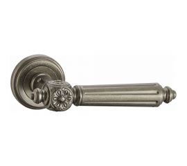 Ручка дверная ЦАМ состаренное серебро Вантаж V32AS 