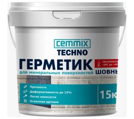 Акриловый герметик для минеральных поверхностей CEMMIX (белый; 15 кг) 84735738 