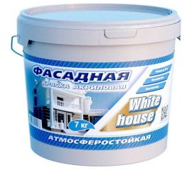 Фасадная краска White House (7 кг; морозоустойчивая) 13619 