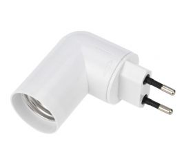 Цокольный светильник в розетку REXANT Е27 с выключателем 11-8881 