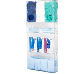 Органайзер для одноразовых СИЗ Evdar настенный, 3 упаковки перчаток, 3 вида СИЗ, маски, пакеты O34020 