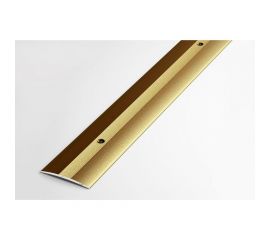 Порог прямой алюминиевый (37 мм; 0.9 м; анодированный; бронза) Лука 00000002966 