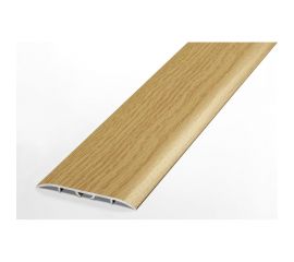 Порог одноуровневый алюминиевый Лука 60 мм, 0,9 м, декоративный, Дуб светлый УТ000012655 