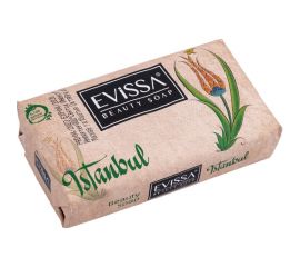Парфюмированное туалетное мыло EVISSА с французскими отдушками в крафтовой бумаге, 140 гр, Стамбул М1765 