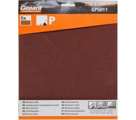 Шлифлист 5 шт, 230x280 мм, Р180 Gepard GP5011-180 