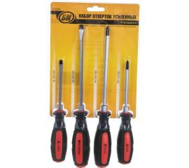 Набор отверток БМ усиленных, 4 предмета 82002 