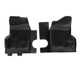 Ковры Airline для ГАЗель Бизнес 2705, 3302 в т.ч. 4X4, 95-, 2 шт., высокий борт, 1й ряд с перемычкой, ТЭП, черные ACM-PS-15 