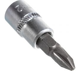 Головка со вставкой 1/4"", PH2 AV Steel AV-506002 