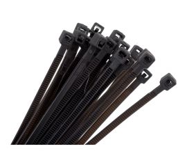 Кабельная стяжка ЭРА 2,5x100 мм, черная, 25 шт. Б0057053 