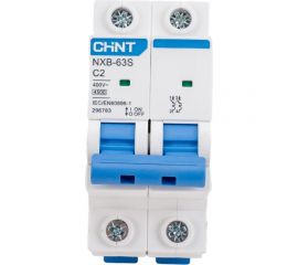 Автоматический выключатель CHINT NXB-63S 2P 2А 4.5kA характеристика C R 296783 