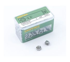 Гайка KREPFIELD нержавеющая, М6, DIN 934, А2, шестигранная, 30 шт. 934А2ГАЙКАМ6-30 