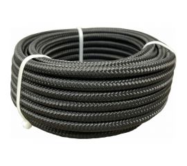 Капроновый фал truEnergy 8 мм, черный, шайба 20 м 12281 