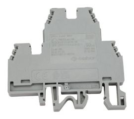 Проходной зажим DKC DAS.4 CIGR серый 2 уровня 2,5 кв.мм, с перемычкой между уровням ZDS117GR 