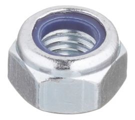 Шестигранная самостопорящаяся гайка с нейлоновым кольцом крепежная техника din 985, м4, 1000 шт., цинк 493129 БК 