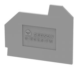 Концевая пластина для DC2.5-TW Degson серая 100 шт D-DC2.5-TW-01P-11-00Z(H) 