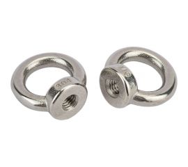 Нержавеющая рым-гайка KREPFIELD М6, ART 582, А2, 10 шт. 582А2РЫМГАЙКАМ6-10 