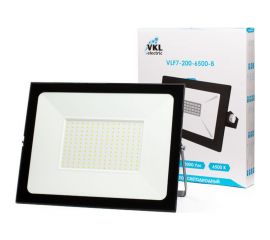 VKL electric Прожектор LED 200W SMD VLF7-200-6500-B 18000Lm 220V, IP65, черный 1016048 