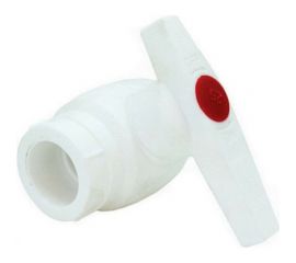 Шаровой кран MeerPlast полипропиленовый PPRC Ду25 Ру25 PRO под приварку D200-00029 