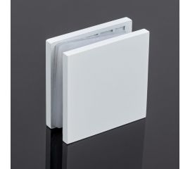 Коннектор стена-стекло SERVICE PLUS 90, белый матовый, sus304 K02-202WM/sus304 