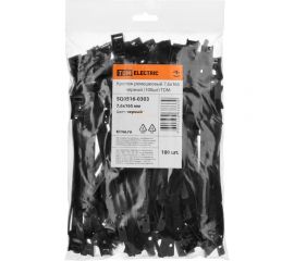 Ремешковый крепеж TDM 7,6x165 черный, 100 шт. SQ0516-0303 