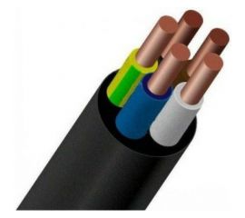 Силовой кабель АлКЗ ВВГнг(А)-LS 5x2,5 -0,66 (10м) ГОСТ VVG-P 5x2,5-10 