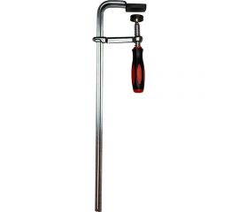 Кованая струбцина WOODWORK F-тип, 600x80 мм, c винтовой рукояткой HFC-6080 