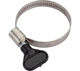 Червячный хомут с бабочкой СВК нержавеющий, w2/9 мм, 32 - 50 мм SVK-HW2050 